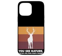 Buck Caccia I See Deer Jerky Divertente Caccia Custodia per iPhone 13 Pro Max