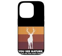 Buck Caccia I See Deer Jerky Divertente Caccia Custodia per iPhone 14 Pro