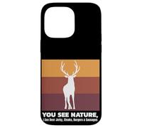 Buck Caccia I See Deer Jerky Divertente Caccia Custodia per iPhone 14 Pro Max