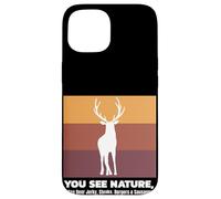 Buck Caccia I See Deer Jerky Divertente Caccia Custodia per iPhone 15