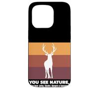 Buck Caccia I See Deer Jerky Divertente Caccia Custodia per iPhone 15 Pro
