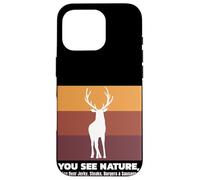 Buck Caccia I See Deer Jerky Divertente Caccia Custodia per iPhone 16 Pro