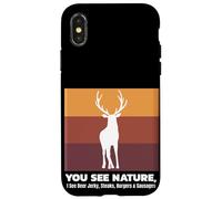 Buck Caccia I See Deer Jerky Divertente Caccia Custodia per iPhone X/XS
