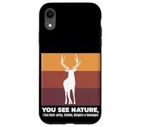 Buck Caccia I See Deer Jerky Divertente Caccia Custodia per iPhone XR