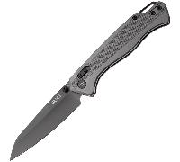 Buck Ferrox, Silver D2, Aluminum, Crossbar lock BU-0698GYS