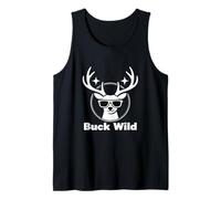 Buck Wild Deer Funny Caccia All'aperto Design Canotta