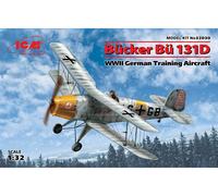 Bucker Bu 131D WWII German Training Aircraft 1:32 ICM32030 - icm modellismo