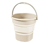 Bucket Camping - Contenitore da campeggio portatile da 9 l, salvaspazio per auto, secchio compatto per acqua esterna | Multi Purpose pieghevole secchio da pesca per il sentiero escursionistico