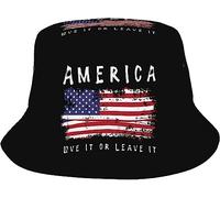 Bucket Hat America Love It Or Leave It Cappello da Pesca Vintage Cappellos A Secchiello Unisex Cappellos Pescatore per All'Aperto Summer Sport