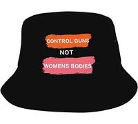 Bucket Hat Control Guns Not Womens Bodies Cappelli alla Pescatora Moda Cappellos A Secchiello Unisex Cappello da Pescatore per All'Aperto Campeggio Escursionismo