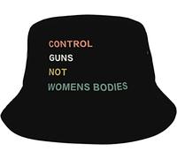 Bucket Hat Control Guns Not Womens Bodies Cappellos A Secchiello Unisex Cappelli alla Pescatora Traspirante Cappello da Pescatore per Escursionismo Campeggio Viaggio