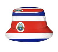 Bucket Hat Costa Rica Cappelli alla Pescatora Double-Side Cappello da Pescatore Confortevole Cappello da Pesca per Escursionismo Campeggio Viaggio
