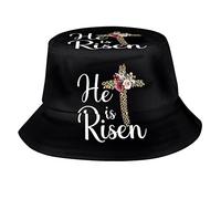 Bucket Hat Croci Cristiane Trendy Cappellino Pieghevole Cappello da Secchio per Summer Sport Spiaggia
