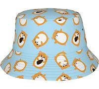 Bucket Hat Cute Cartoon Guinea Pigs Pattern Cappellos A Secchiello Classico Cappello da Pesca Pieghevole Cappello da Pescatore per Summer All'Aperto Campeggio