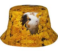 Bucket Hat Cute Guinea Pigs Pattern Cappelli alla Pescatora Classico Cappellos A Secchiello Protezione del Sole Cappello da Pescatore per All'Aperto Summer Escursionismo