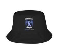 Bucket Hat My Hero Is Now My Angel Esophageal Awareness Cappelli alla Pescatora Vintage Cappello da Pescatore Traspirante Cappello da Pesca per Escursionismo Sport Viaggio