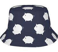 Bucket Hat Pigs Cute Cappelli alla Pescatora Confortevole Cappello da Pescatore Casual Cappellos A Secchiello per Viaggio Sport Campeggio