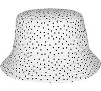 Bucket Hat Polka DOT Black On White Cappellos A Secchiello Confortevole Cappello da Pesca Pieghevole Cappello da Pescatore per Sport Viaggio Campeggio