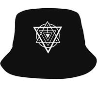 Bucket Hat Sacred Geometry Cappello da Pesca Pieghevole Cappellos A Secchiello Unisex Cappello da Pescatore per Campeggio All'Aperto Summer