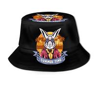 Bucket Hat Summer Bunny Party On The Beach Cappellos A Secchiello Pieghevole Cappello da Pesca Confortevole Cappello da Pescatore per Campeggio Escursionismo Summer