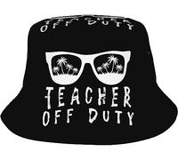 Bucket Hat Teacher off Duty Cappellos A Secchiello Unisex Cappello da Pesca Vintage Cappelli alla Pescatora per All'Aperto Sport Viaggio