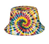 Bucket Hat Tie Dye Classico Cappello da Secchio Impermeabile Cappellino per Caccia Summer All'Aperto