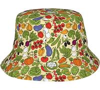 Bucket Hat Various Vegetable Patterns Cappello da Pesca Unisex Cappellos Pescatore Vintage Cappellos A Secchiello per All'Aperto Summer Viaggio