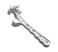 Bucket Lid Wrench - Sturdy Metal Can Opener for Industrial Paint Tubs, Grease Buckets, and chamical Containers | Non-slip Aluminum Opener Tool for Removing Sealed Bucket Lids | Handy Household Utility