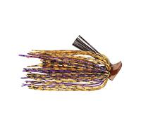 BUCKEYE LURES Jig Finesse Flat Top con battiscopa di alta qualità e collare in gomma | Esca da pesca durevole e versatile | Burro di arachidi e gelatina, 0,9 g