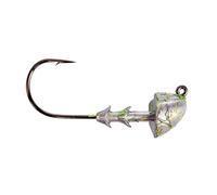 BUCKEYE LURES The Shocker Swimbait testa con gancio in nichel nero per esche da nuoto in plastica morbida, Smallie Magic, 5/16 oz (confezione da 3)