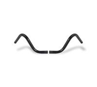 Buckhorn Manubrio Due Parti , Nero, per Harley - Davidson
