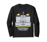 Buckingham Palace Disegno Illustrazione Grafica Maglia a Manica