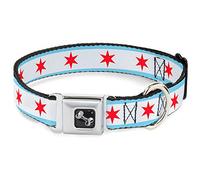 Buckle Down 11 - 43,2 cm Chicago Flag Collare Bone, Media