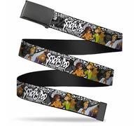 Buckle-Down 4075 Accessories Web Belt - Scooby Doo Group Pose/Bones 1.5" Wide -