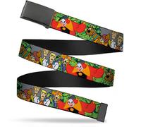 Buckle-Down 4075 Accessorie's Web Belt-Scooby Doo Group W/Ghost Clown & Eyes 1.5