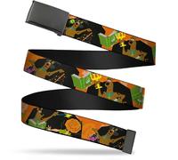 Buckle-Down 4075 Accessorie's Web Belt-Scooby Doo Halloween/Snack Spells 1.5" Wi