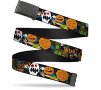 Buckle-Down 4075 Accessorie's Web Belt-Scooby Doo Halloween2/Ghosts Boo 1.25" Wi