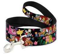 Buckle-Down Alice's Encounters in Wonderland - Guinzaglio per Animali Domestici, Lunghezza 1,2 m, Larghezza 1,27 cm