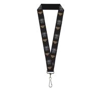 Buckle-Down Baldur's Gate III Lanyard, Baldurs Gate III Title Logo and Mind Flay