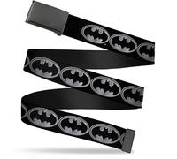 Buckle-Down boys Web Belt Batman 1.0" Wide - Fits up to Kids Size 20 Batman Shie