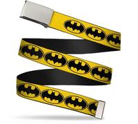 Buckle Down Boys Web Belt Batman 1.5" 1.5" Wide - Fits up to 42" Pant Size Multi