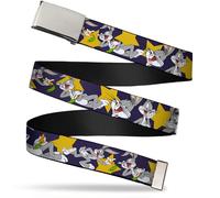 Buckle Down Boys Web Belt Bugs Bunny 1.5" 1.5" Wide - Fits up to 42" Pant Size B