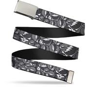Buckle-Down Boys Web Belt Grateful Dead 1.0" 1.0" Wide - Fits up to Kids Size 20