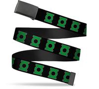 Buckle Down Boys Web Belt-Green Lantern-1.5" Wide-Fits Up to 42" Pant Size 1.5"