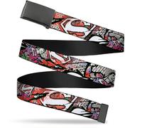 Buckle-Down Boys Web Belt-Superman-1.5" Wide-Fits Up to 42" Pant Size 1.5" Wide