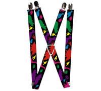 Buckle-Down Bretella-Dinosauri, Multicolore, Taglia Unica Uomo