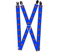 Buckle-Down Bretella-Superman da uomo, Multicolore, Taglia unica