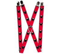 Buckle Down - Bretelle - Donna Red Taglia unica