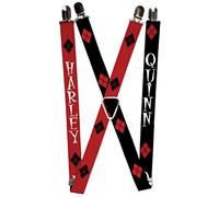Buckle-Down Spalline - Harley/Diamonds Red/Black/White + Quinn/Diamon Bretelle, Multicolore, Taglia Unica Uomo