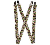 Buckle-Down Bretelle-Looney Tunes, 9 cm x 6 cm Unisex-Adulto